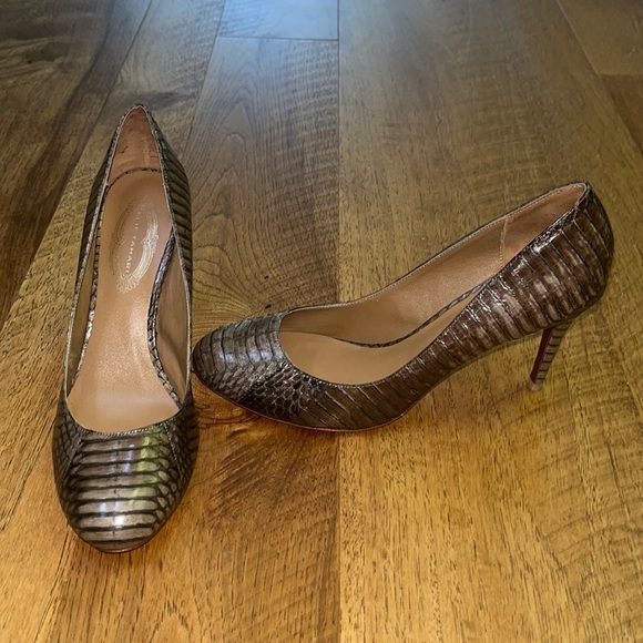 Elie Tahari Woman’s Brown Heels Size 39.5 - Picture 1 of 6